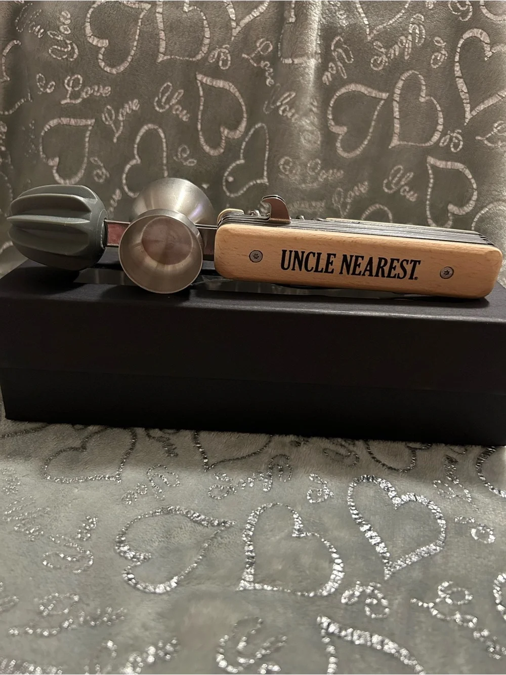 NWT Uncle Nearest Wooden Handle Multi(10)-Tool Bartender Accessory